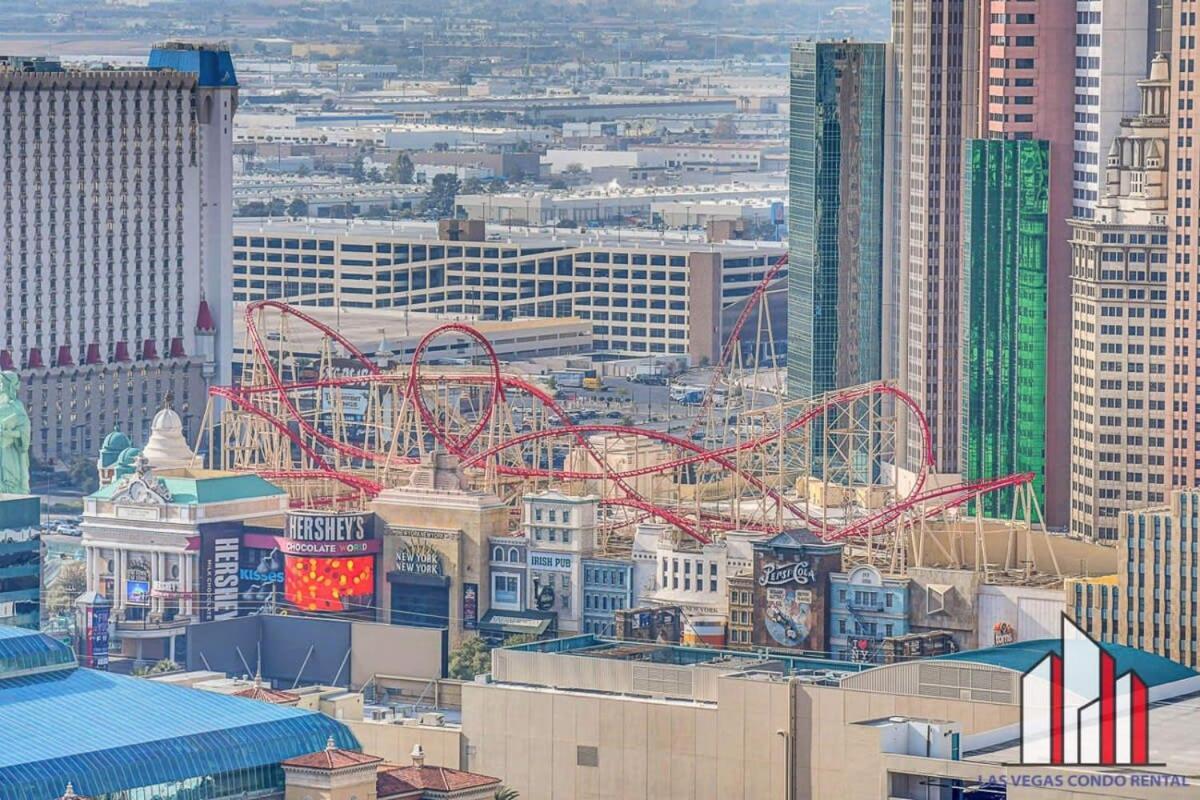 Mgm Signature-32-607 F1 Track & Strip View Balcony Las Vegas Luaran gambar