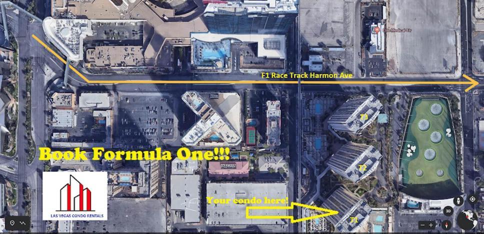 Mgm Signature-32-607 F1 Track & Strip View Balcony Las Vegas Luaran gambar
